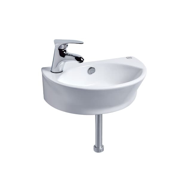 OVO京典衛浴 臉盆龍頭薦型號 L3406SL / F8050 壁掛單孔臉盆 + 臉盆單孔龍頭 *