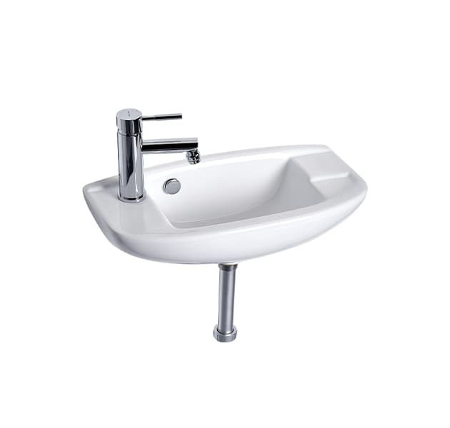 OVO京典衛浴 臉盆龍頭薦型號 L3502SL / F8002 壁掛單孔臉盆 + 臉盆單孔龍頭 *