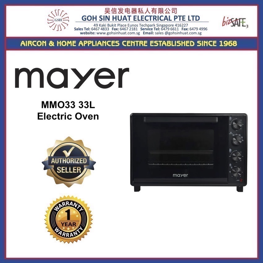 Mayer MMO33 Electric Oven 33L