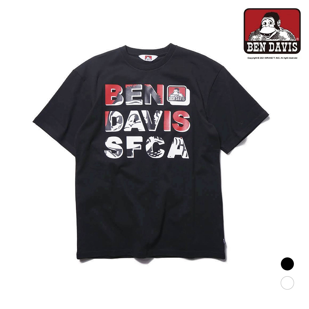 【 BEN DAVIS | 抗菌防臭LOGO字短TEE - 2色 】