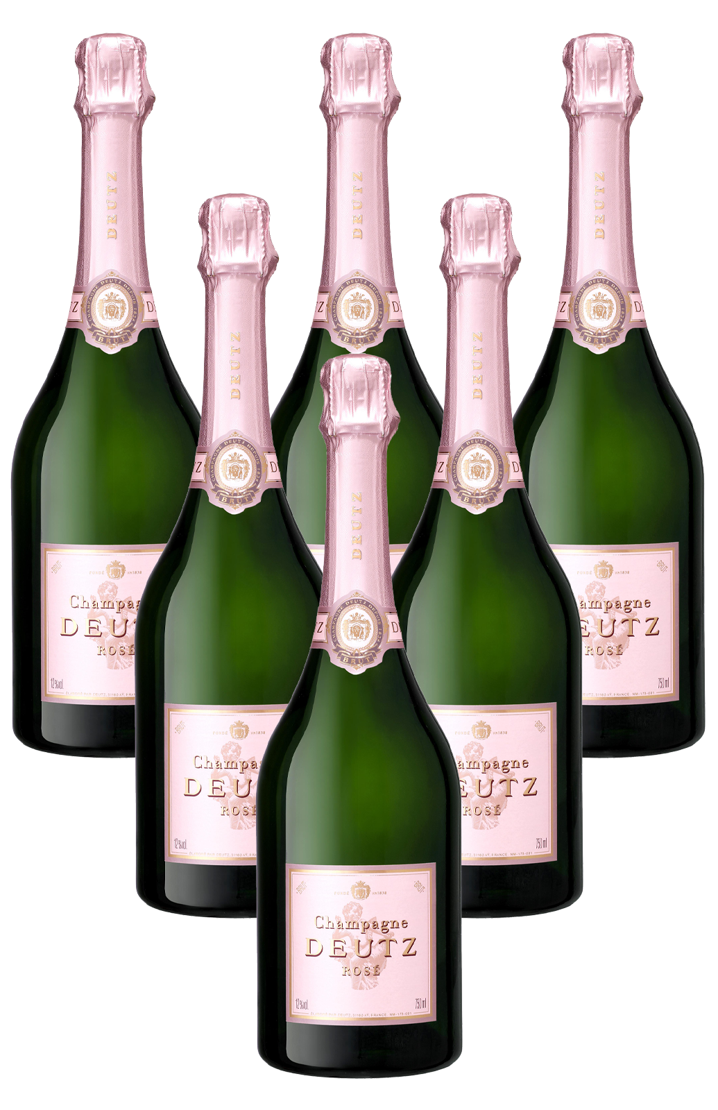 Deutz Rosé Brut Champagne (6 Bottles)