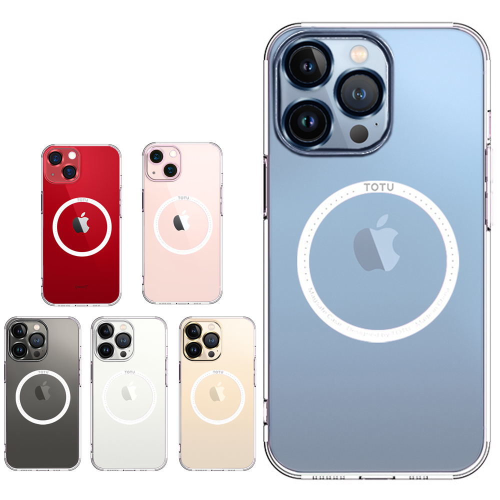 TOTU 拓途 iPhone 13 /13 Mini/13 Pro /13 Pro Max 磁吸防摔手機保護殼合金鋼化鏡頭貼 鷹眼系列
