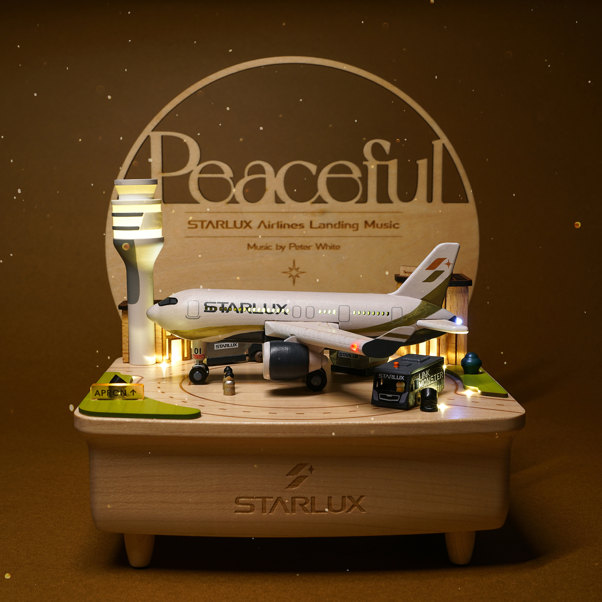 STARLUX | Dynamic Night Light Music Box A330neo