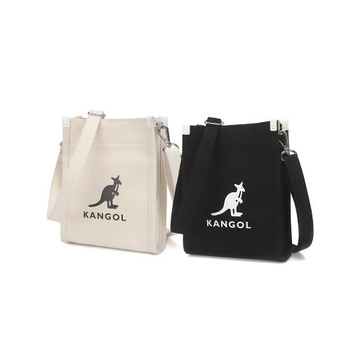 <韓國代購> KANGOL HEXA CANVAS MINI CROSS BAG