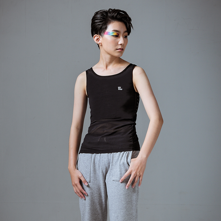 FREE排扣長版束胸【E009】