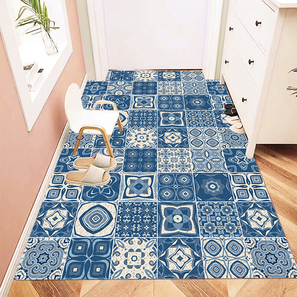 異國花磚除塵地墊