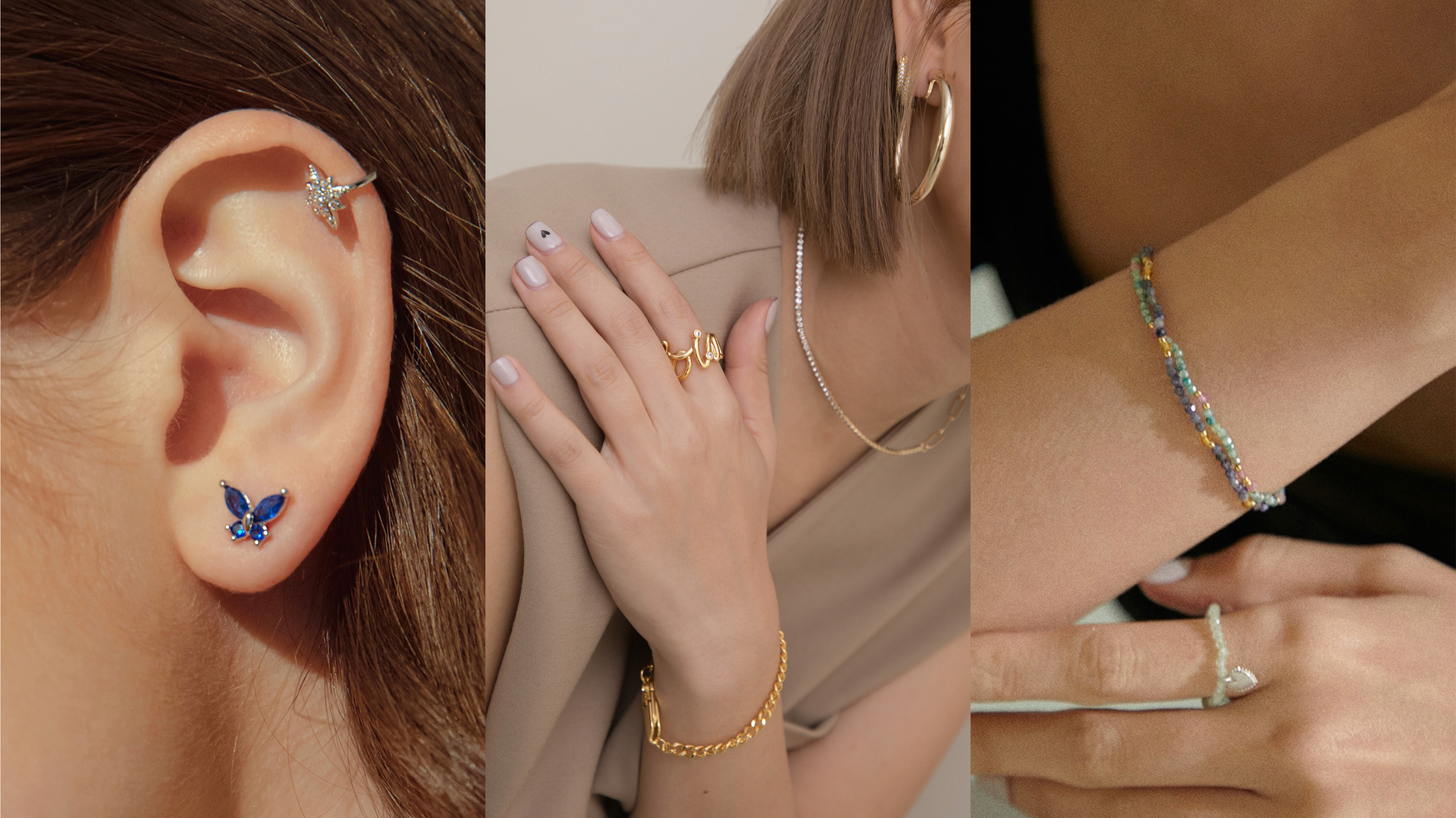 從膚色挑選適合自己的搭配飾品，白皙肌、偏黃肌、小麥肌、古銅肌四種。