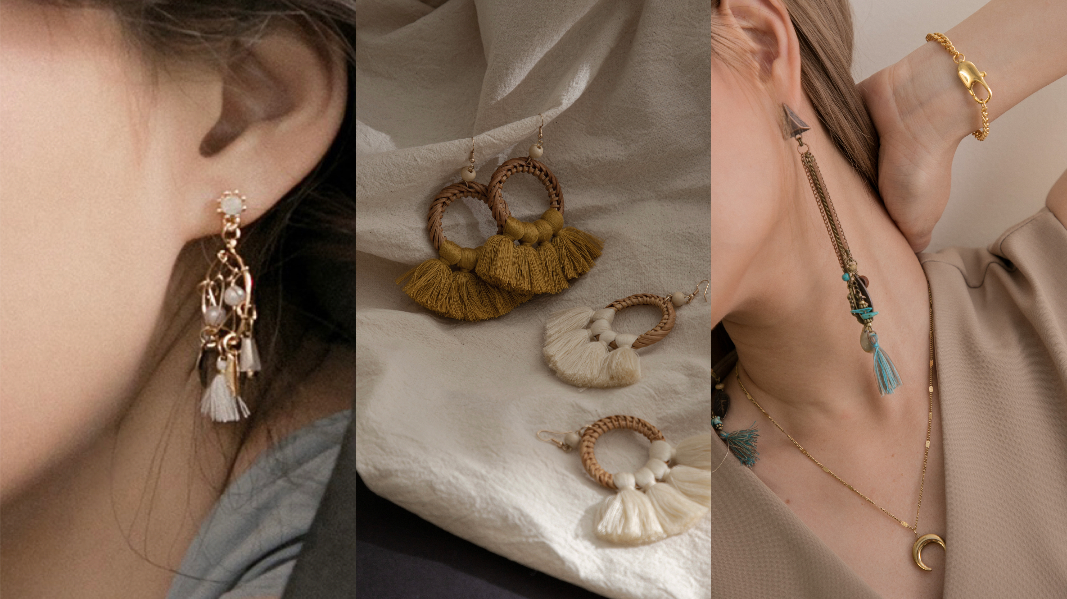 從膚色挑選適合自己的搭配飾品，白皙肌、偏黃肌、小麥肌、古銅肌四種。