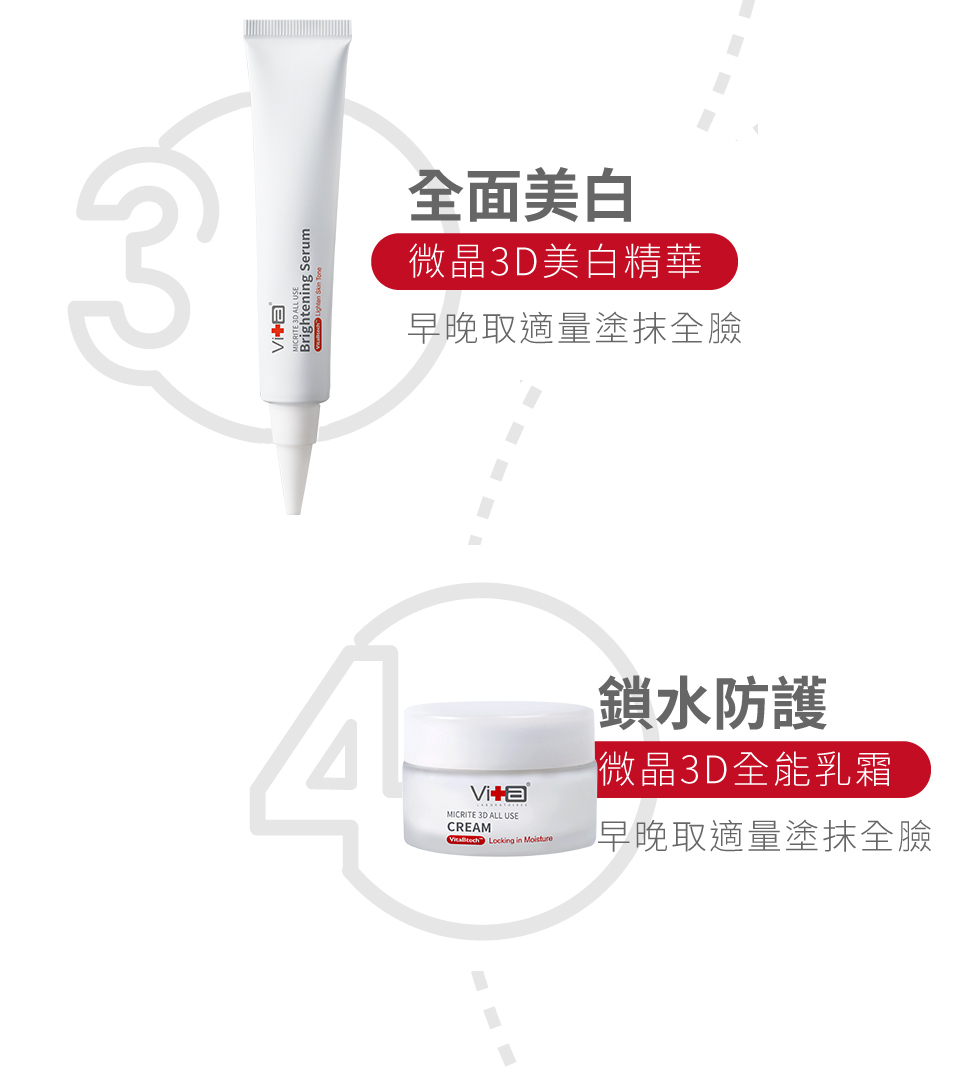 brightening serum brightening serum 薇佳微晶3D全能美白精華 使用步驟 洗顏霜 化妝水 美白精華 乳霜