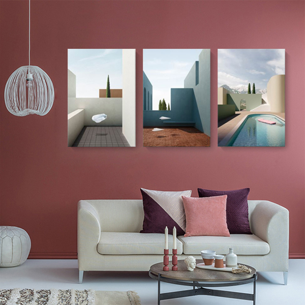 抽象空間無框掛畫