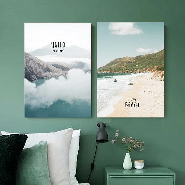 心遊山海無框掛畫