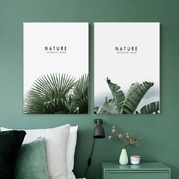 綠意盎然無框掛畫