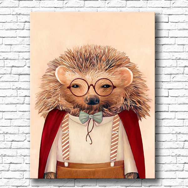 模特動物無框掛畫(福利品)