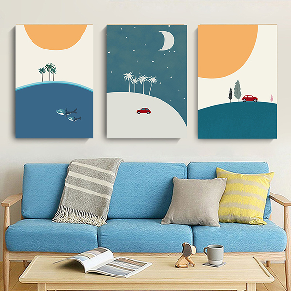 平靜心靈無框掛畫