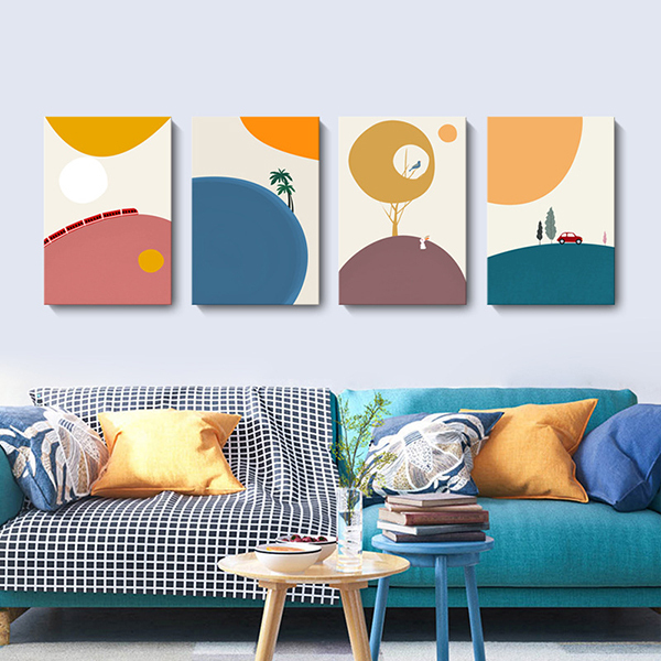 平靜心靈無框掛畫