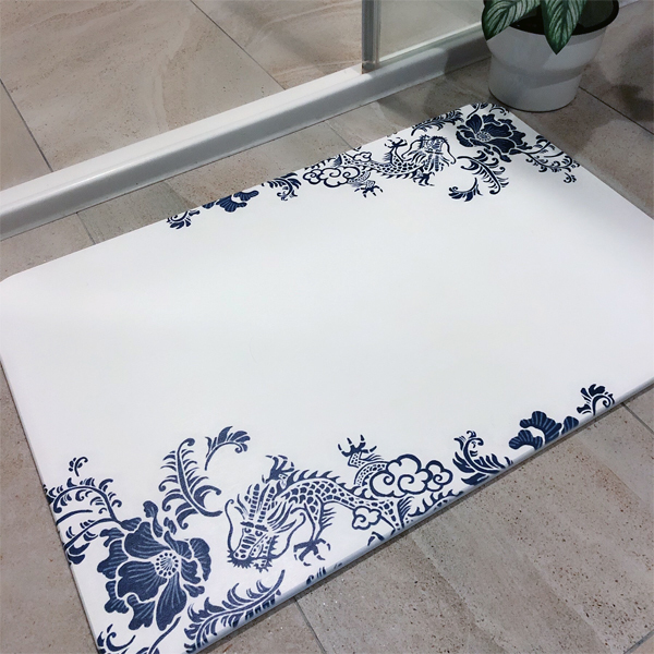 Urtale 青花瓷珪藻土地墊