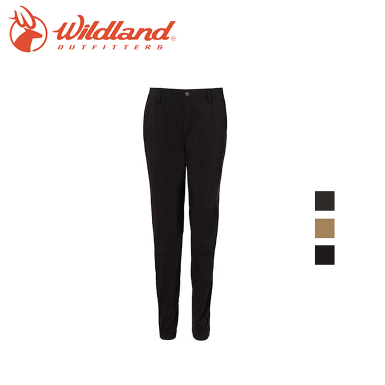 Wildland 荒野 0A72323 彈性防潑防風天鵝絨長褲 女款 (3色) 防風防潑水/抗靜電/登山健行/休閒 24W72323