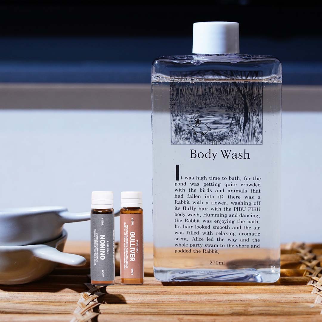 PIBU PIBU 沐浴組 - 木質放鬆(清爽型)