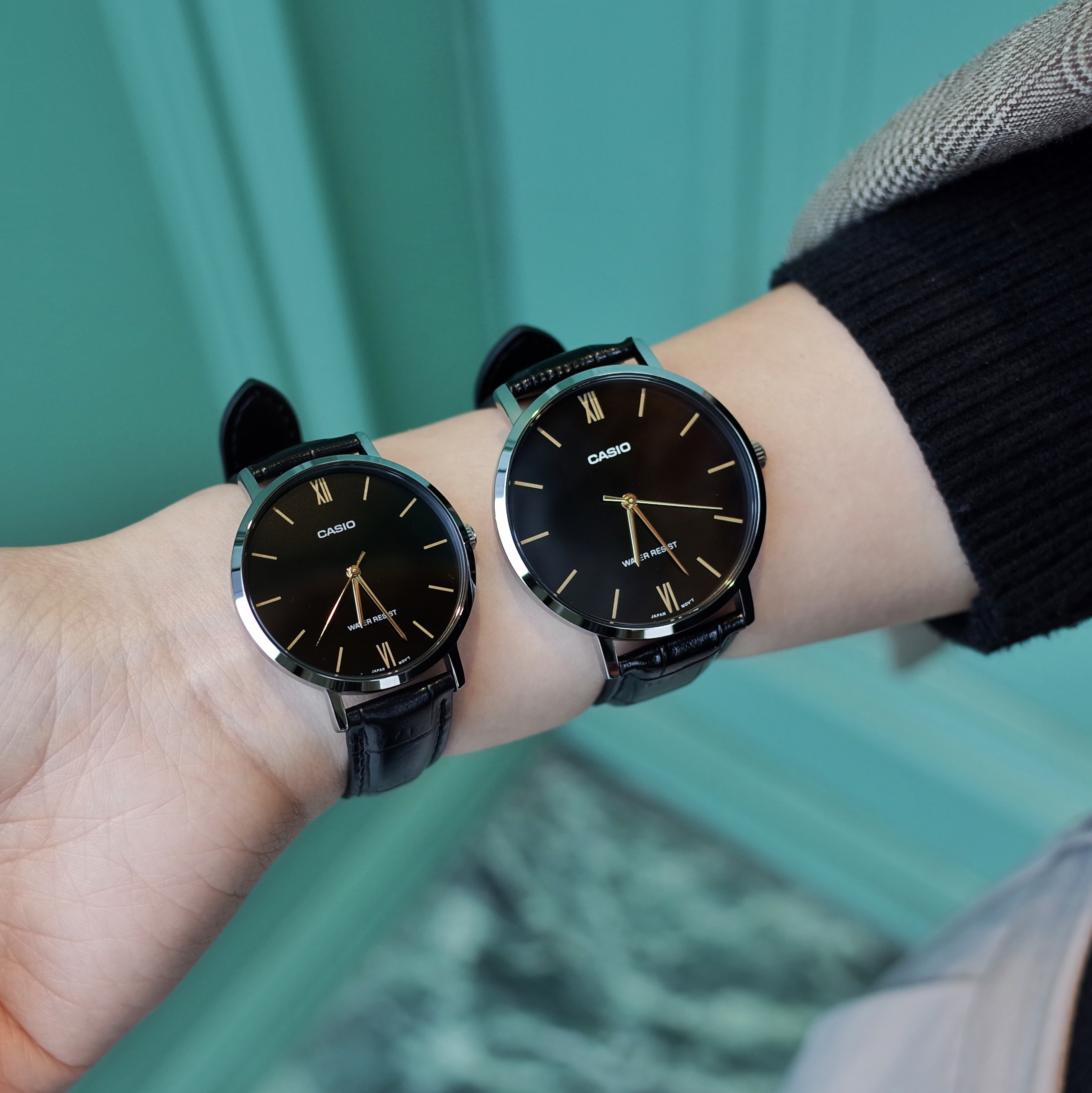 Casio MTP-VT01L-1B / LTP-VT01L-1B 情侶錶 銀色皮帶錶 復古錶