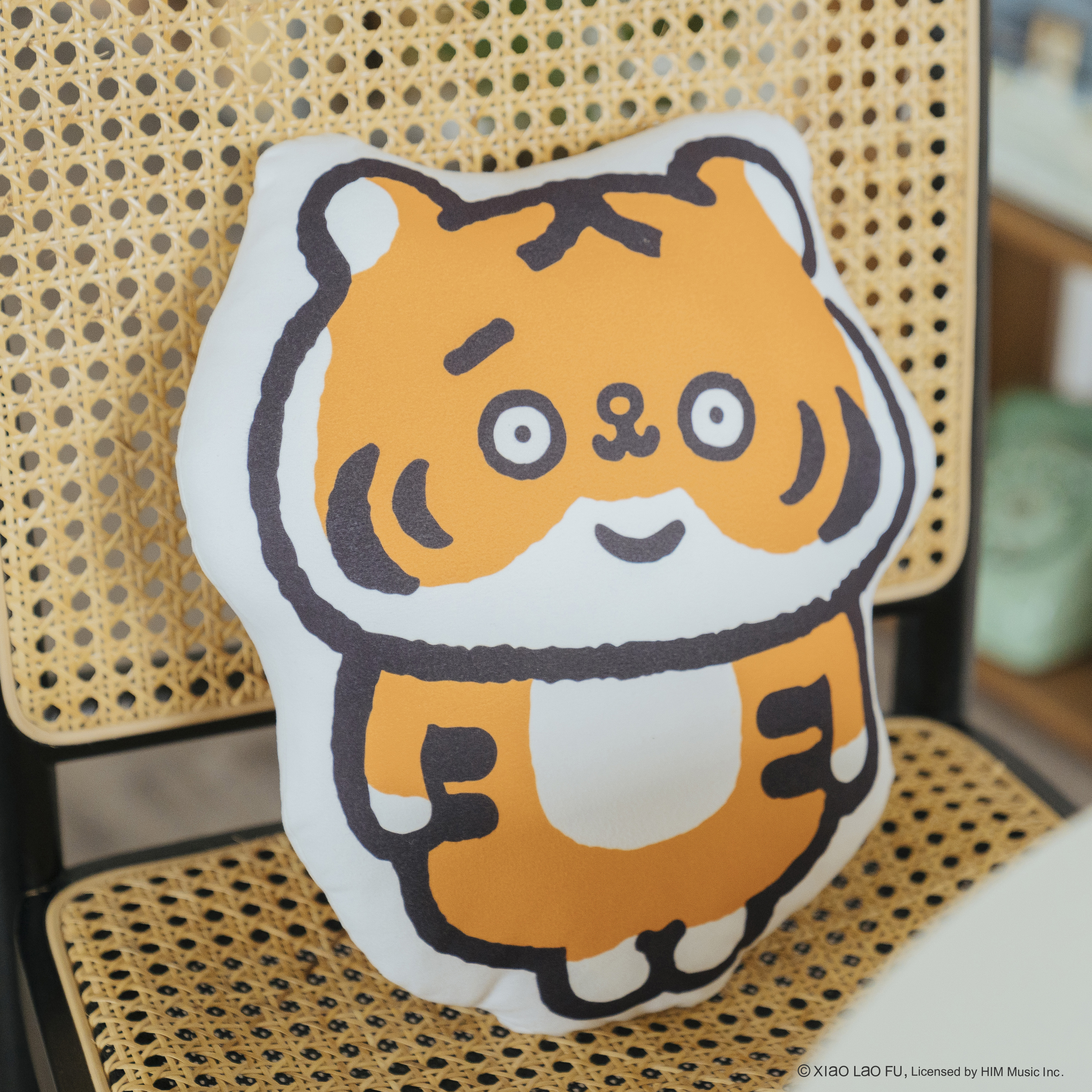 (獨家款)【小勞撫x慢慢挑-廢的時光｜雙面圖案小抱枕】Ｂ.立正傻瓜款