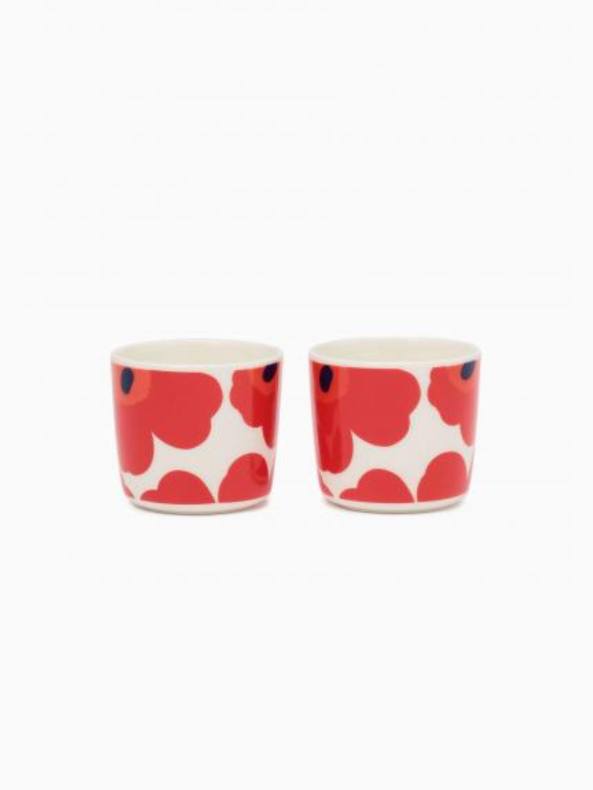 Unikko Coffee Cup N/H 2DL 2pc Set | MARIMEKKO