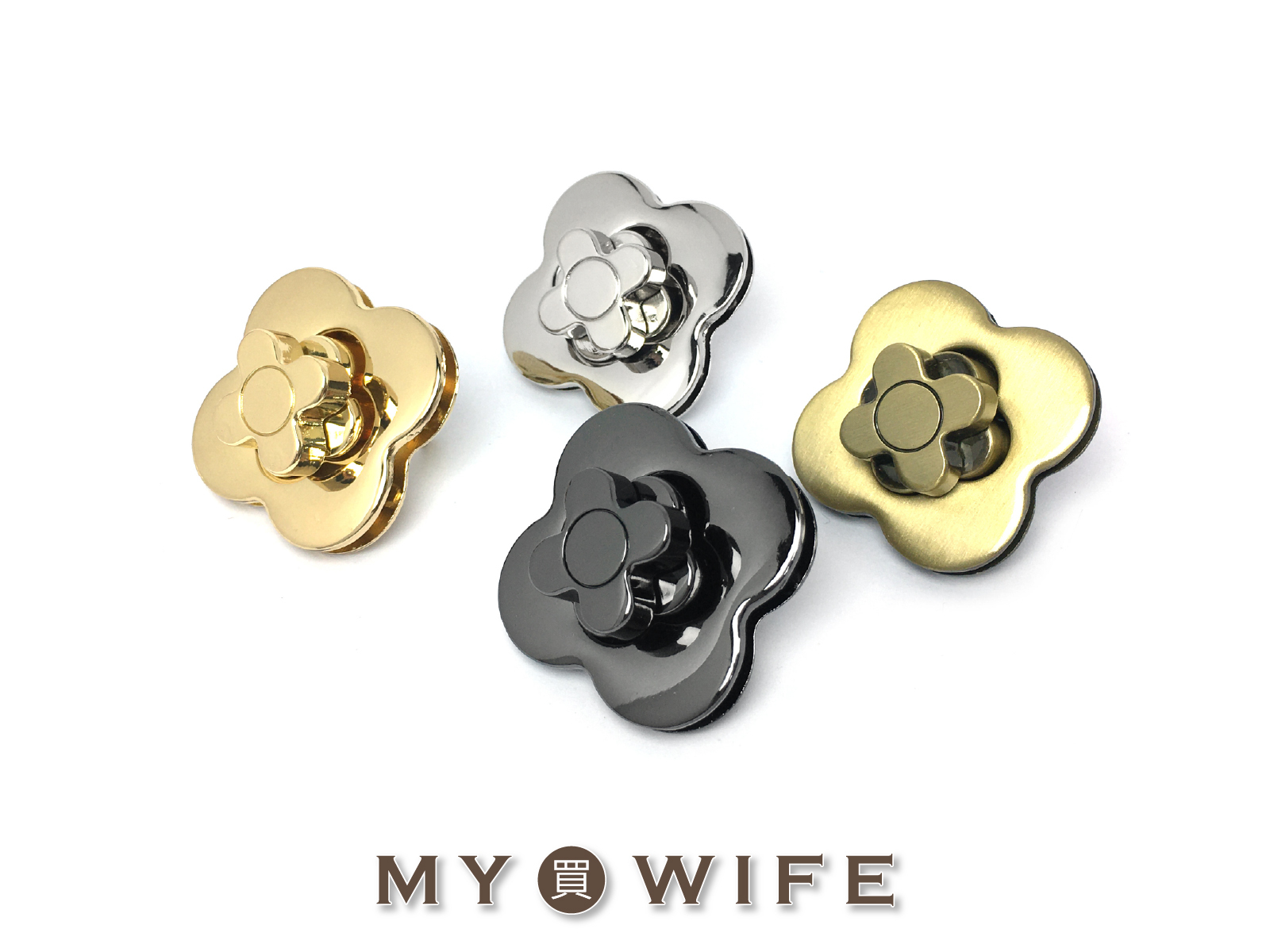 經典花型合金轉鎖扣_4色【XY-21120601】