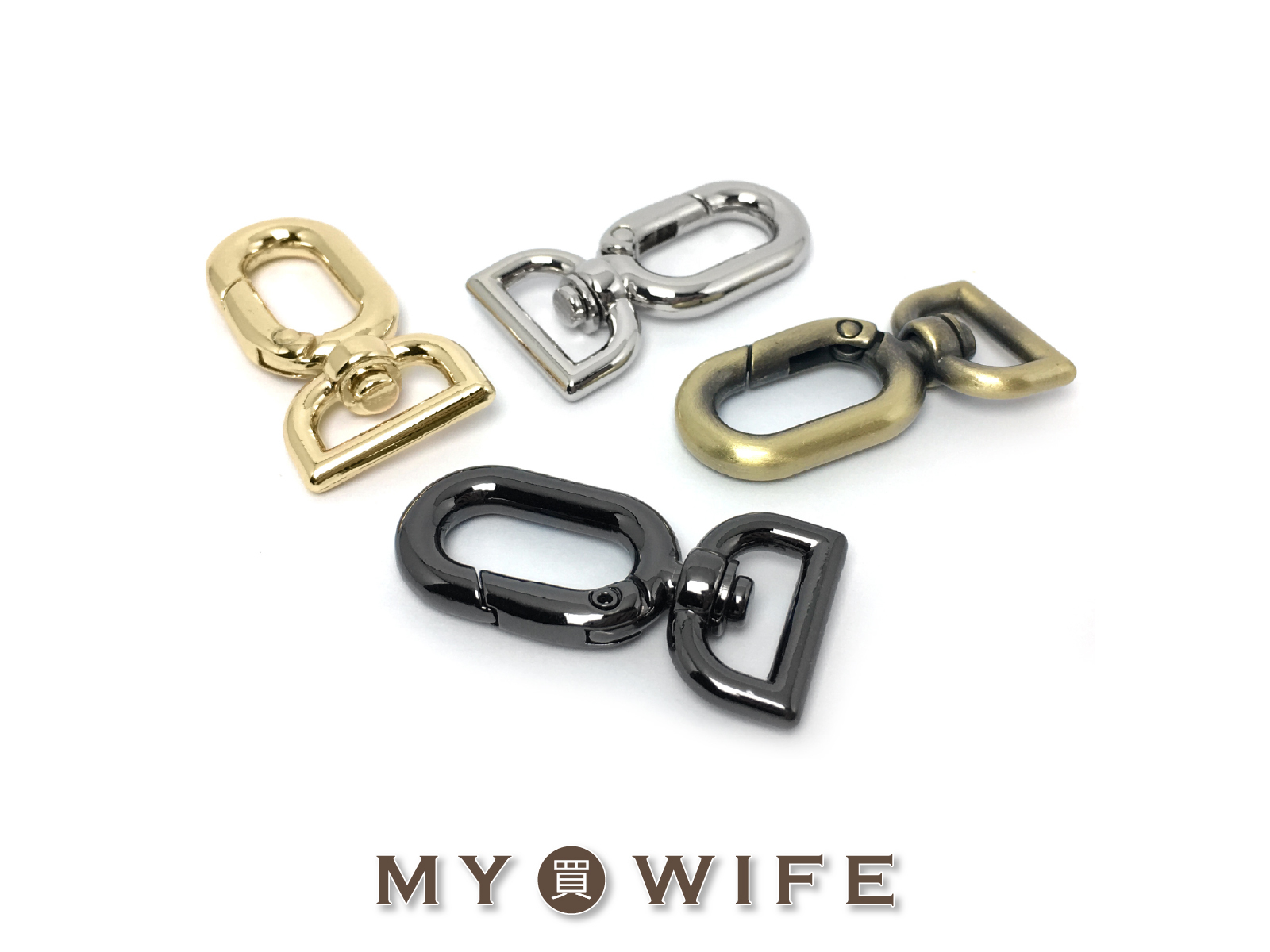 4分蛋型合金勾_合金勾/勾扣/龍蝦勾_6色【XY-21120609】