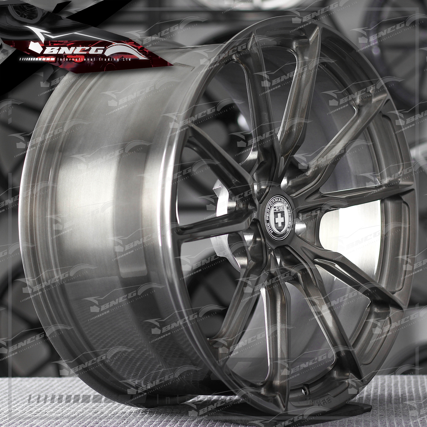 單片式 萬噸鍛造工藝輪圈 HRE-P104 改裝 高強度 輕量化 客製化 訂製鋁圈