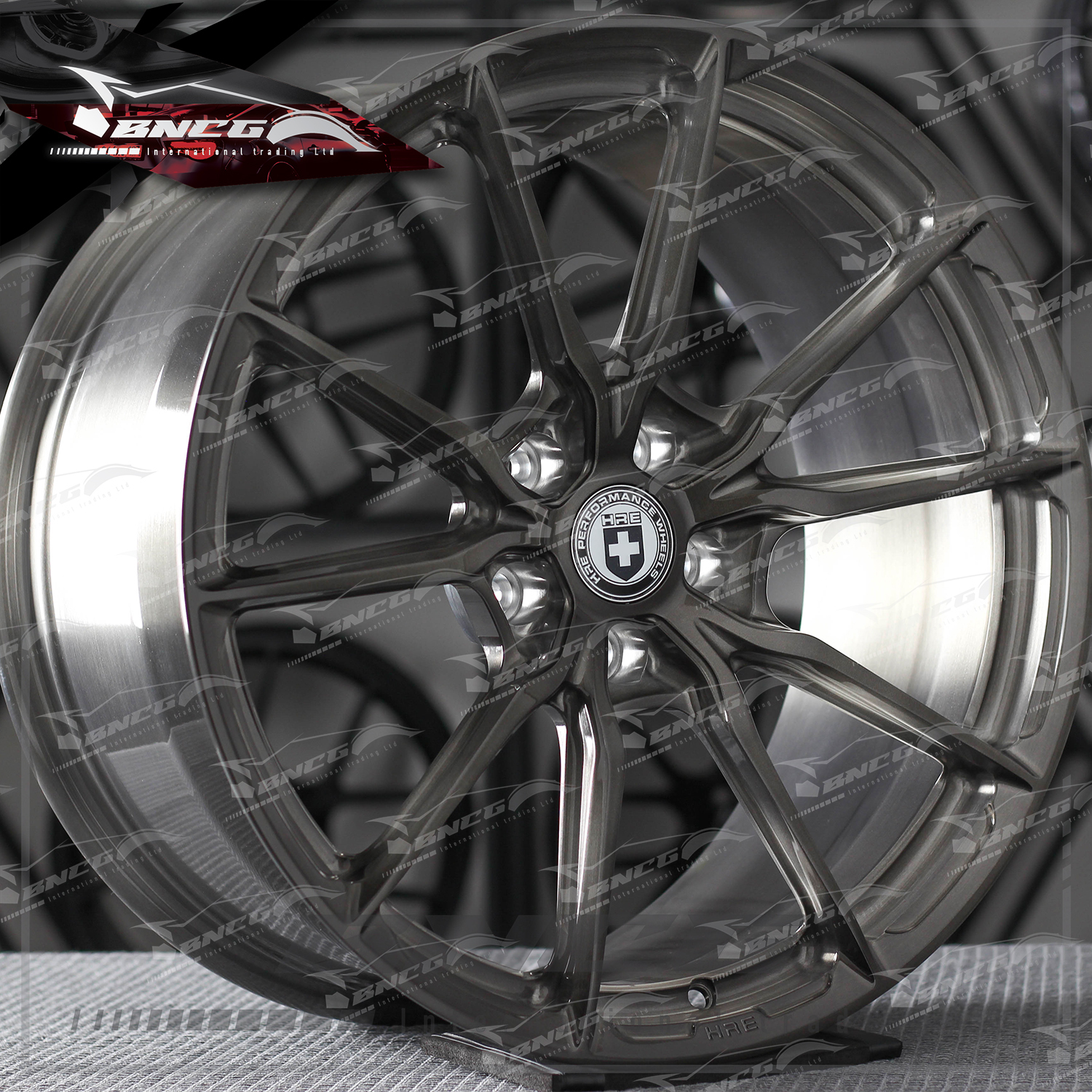 單片式 萬噸鍛造工藝輪圈 HRE-P104 改裝 高強度 輕量化 客製化 訂製鋁圈