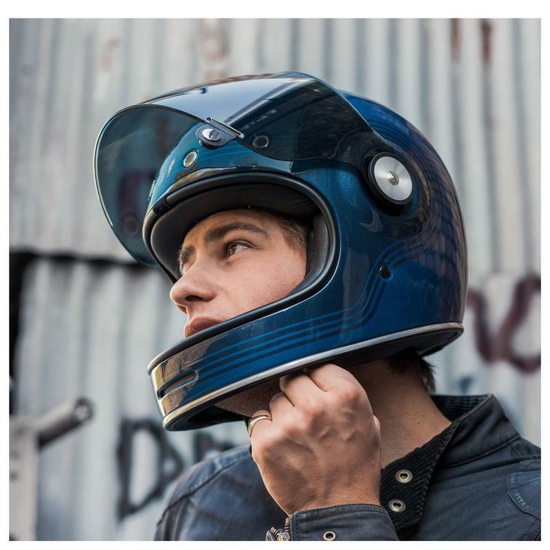 BELL BULLITT FLOW BLUE 藍 全罩 樂高帽