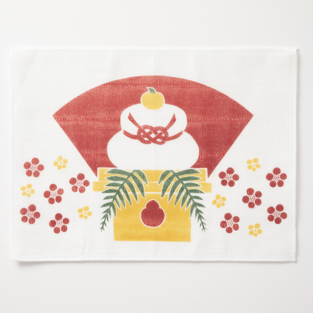 中川政七-鏡餅方巾(限定商品)