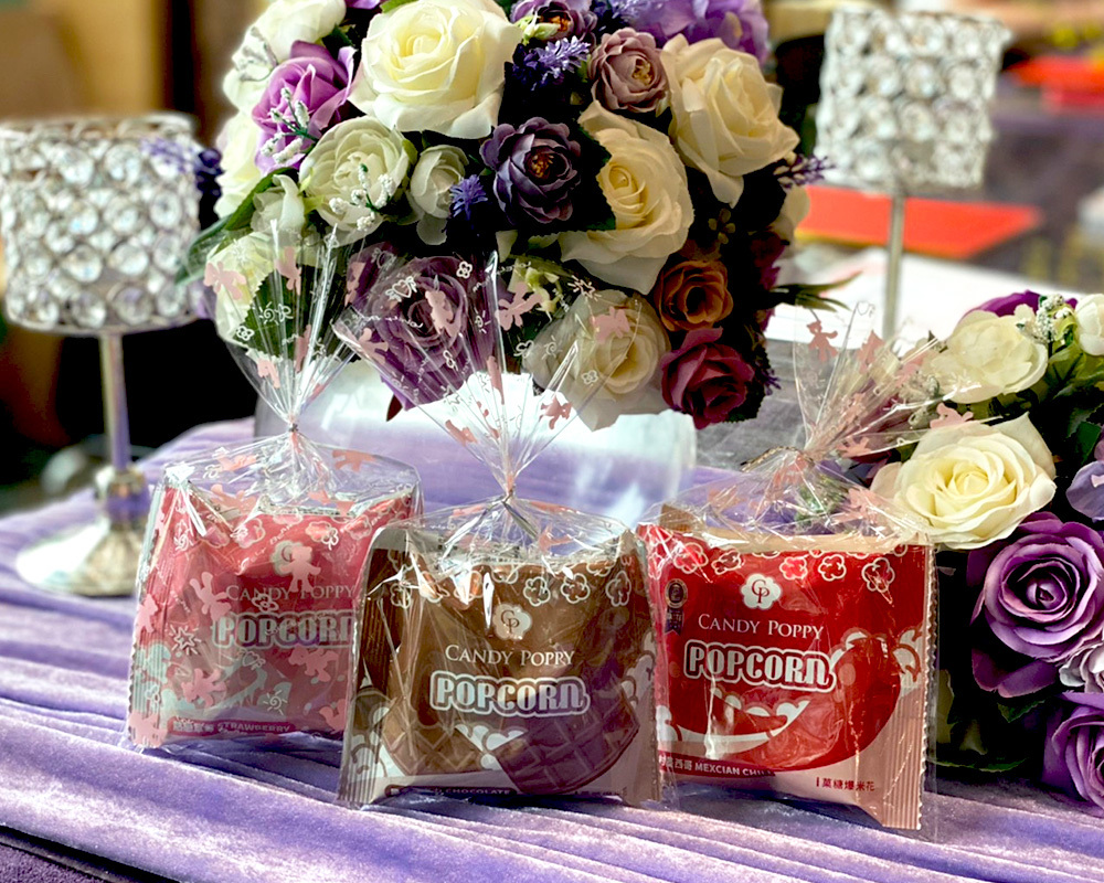 爆米花婚禮小物