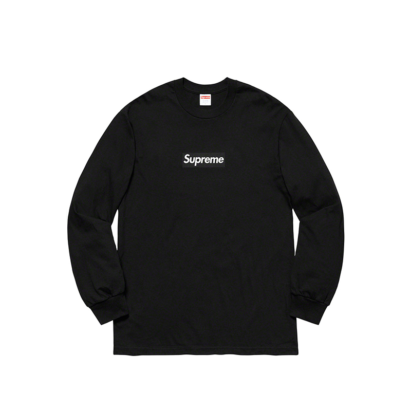 Supreme FW20 Week Box L/S Tee Logo 長袖T 黑色男女款SUP-FW2