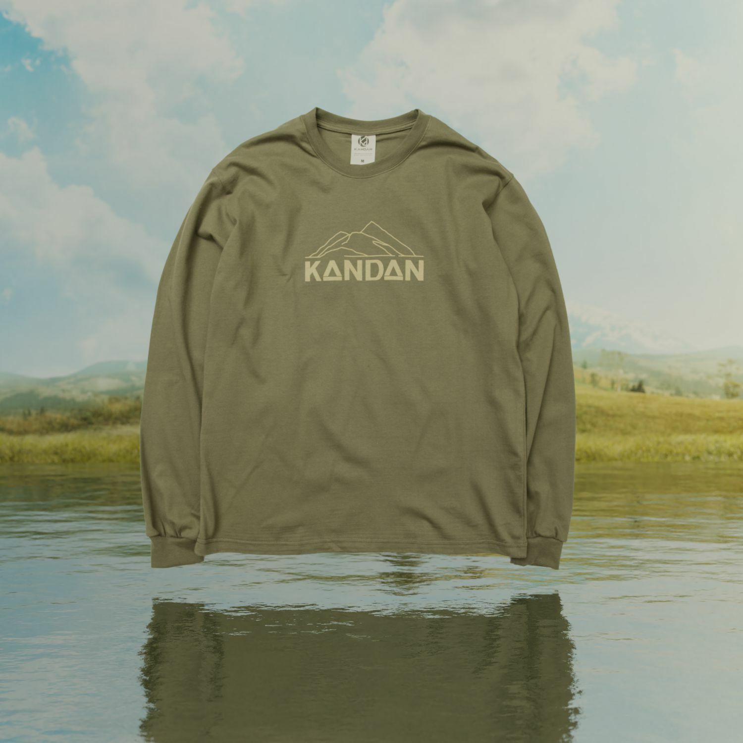 KID ® KANDAN系列 山脈長T 綠