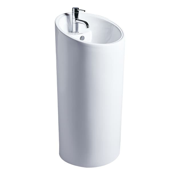 OVO京典衛浴 臉盆龍頭薦型號 L2002 / F8005 落地型臉盆 + 臉盆單孔龍頭