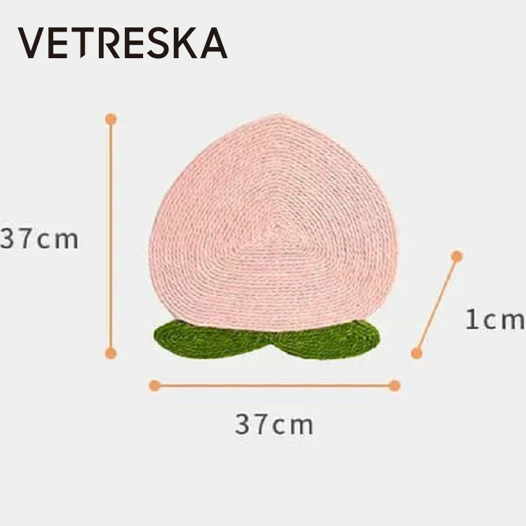 VETRESKA Peach Shape Cat Scratcher