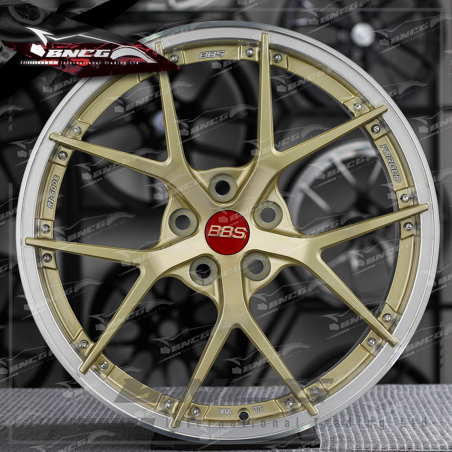 單片式 萬噸鍛造工藝輪圈 BBS RI 5006 改裝 高強度 輕量化 客製化 訂製鋁圈