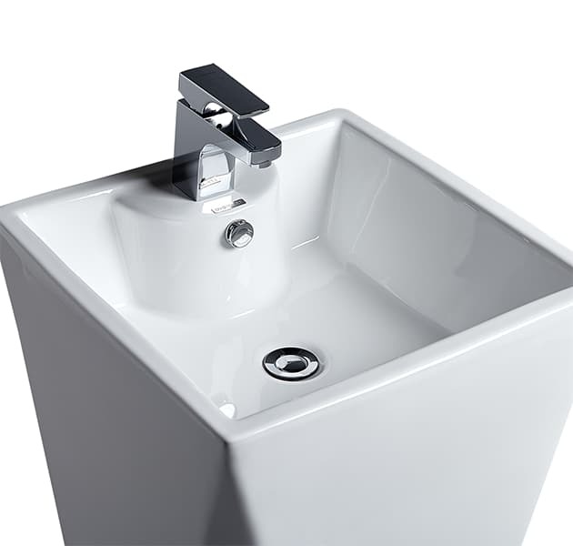 OVO京典衛浴 臉盆龍頭推薦型號 L2008 / F8043 落地型臉盆 + 臉盆單孔龍頭 *