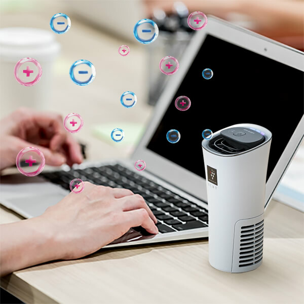 Sharp - [New Model] [IG-NX15] PCI Ion Air Purifier (For Car / Desk) (Black / White)
