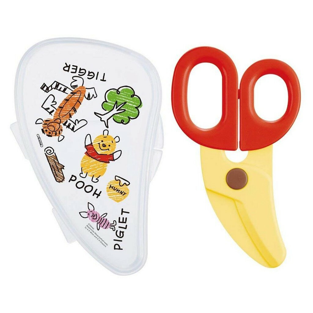 Skater 小熊維尼  嬰兒食物膠剪刀連盒