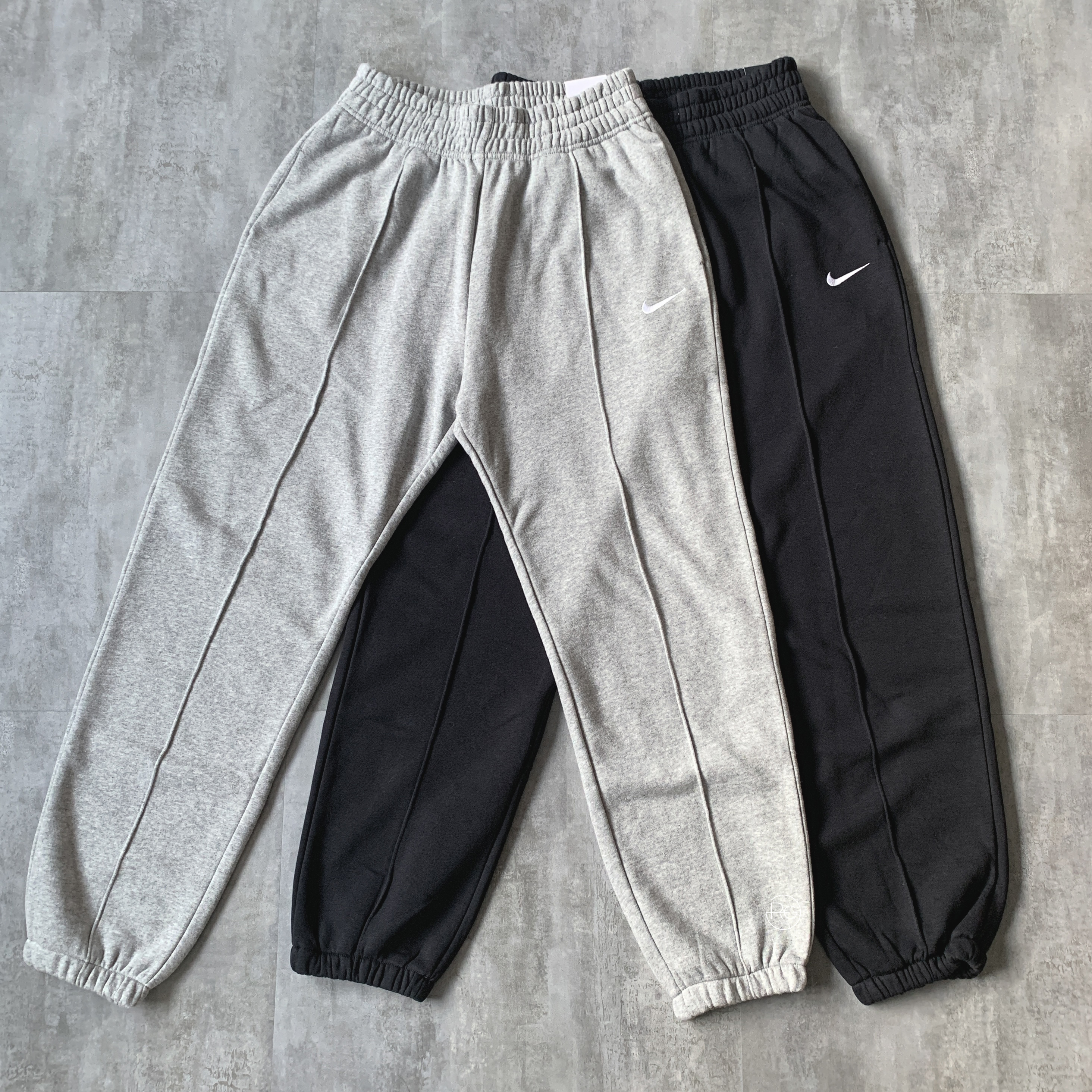 Nike 小單勾 內刷毛 壓條鬆緊棉褲 (BV4090)