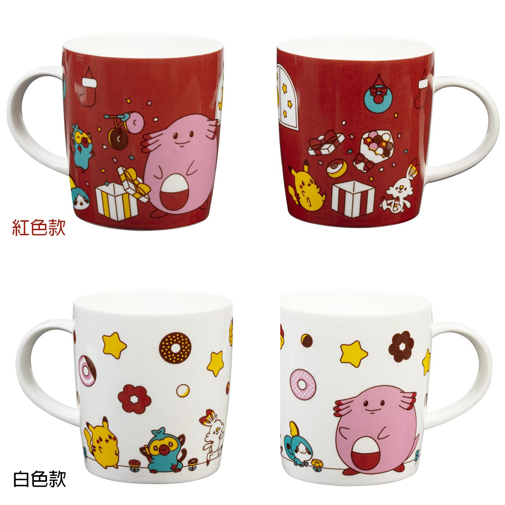 【Mister Donut】比卡超馬克杯 (紅白兩款)