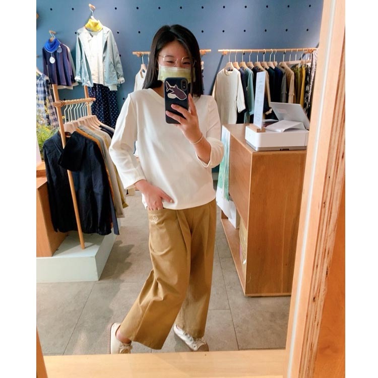 森活日好深摺工作寬褲-關東煮