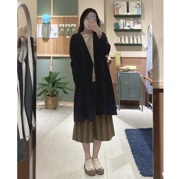 轉角奇遇翻摺風衣外套-最晚的風