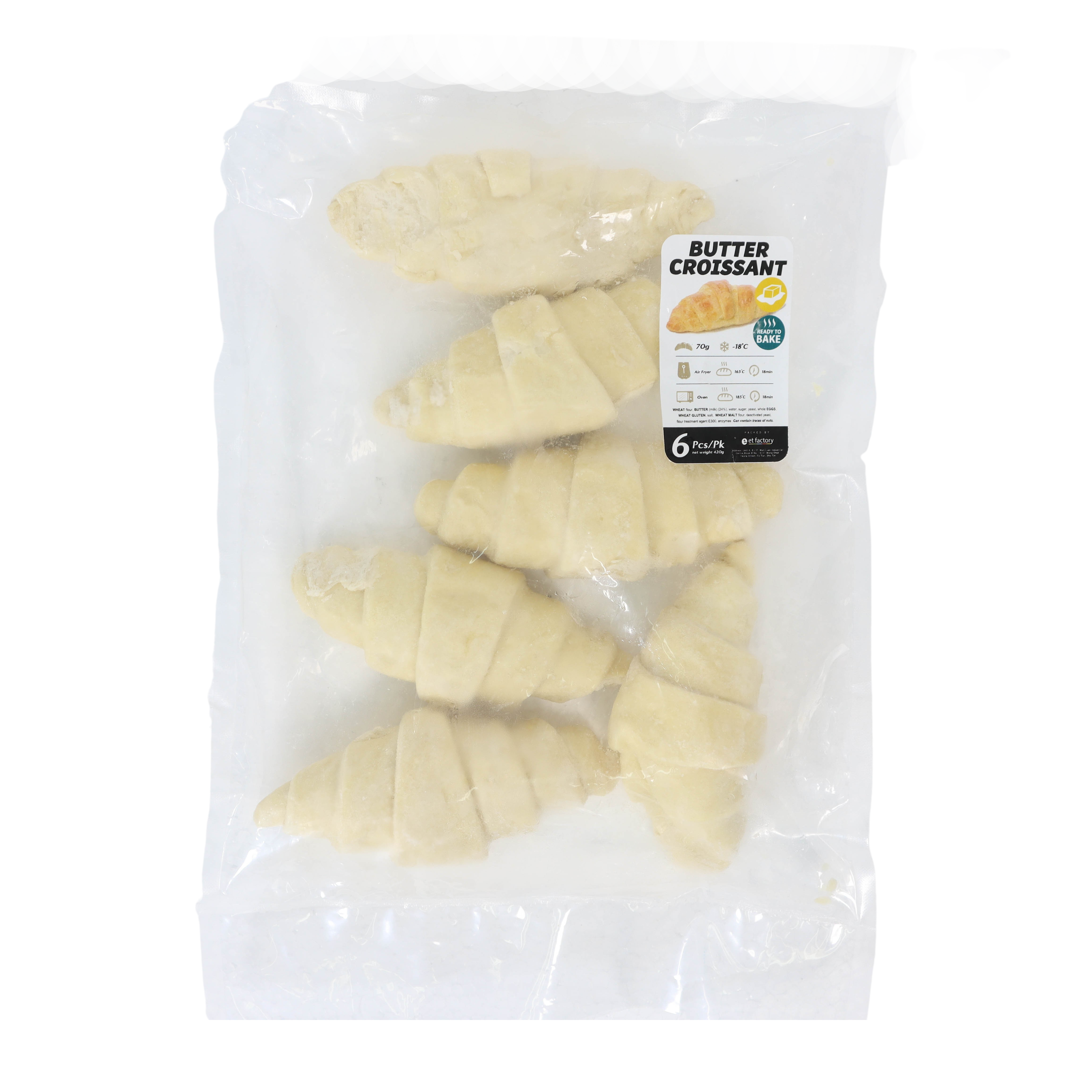 比利時牛油牛角包（6個裝）420g