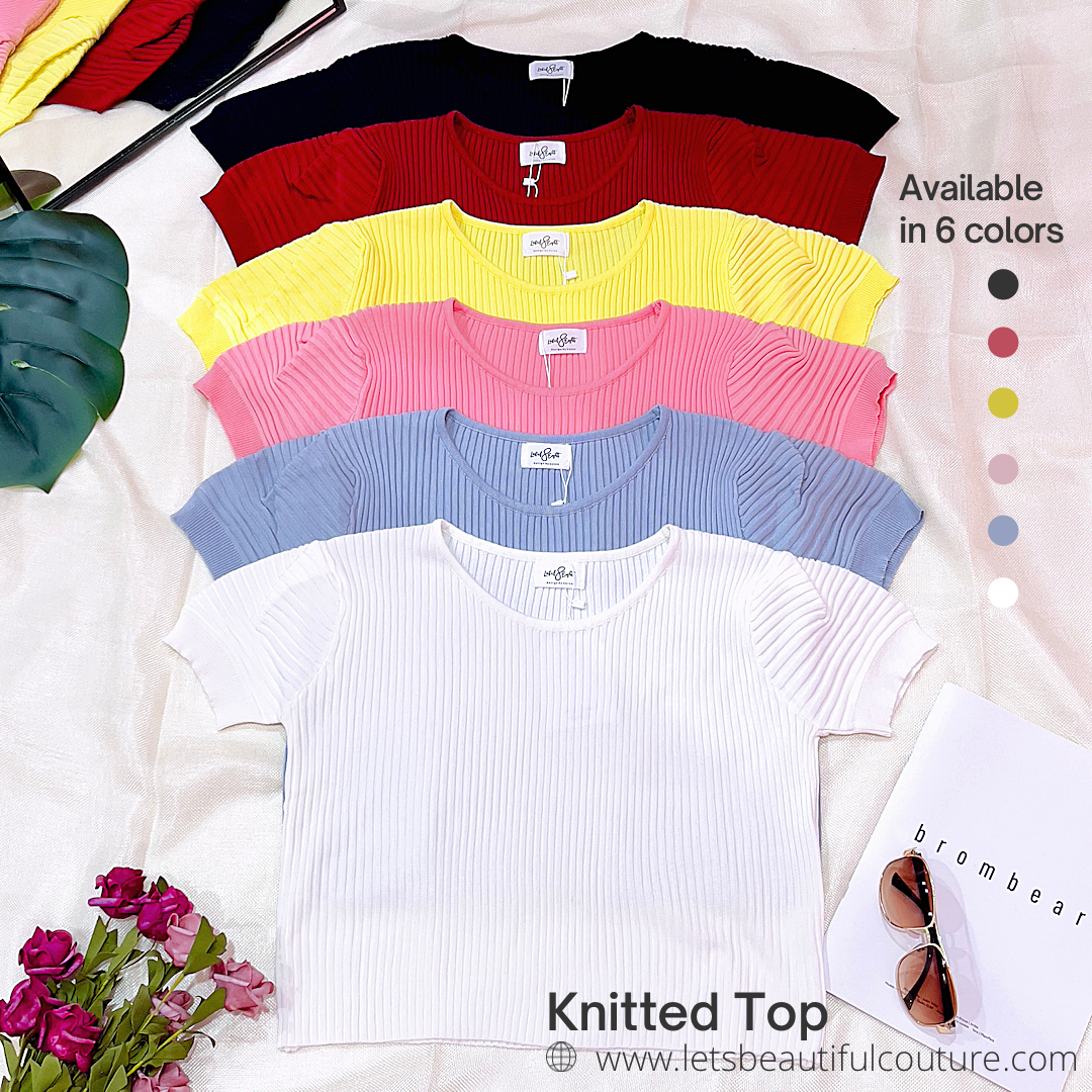 L37020 - Round Neck Knitted Top
