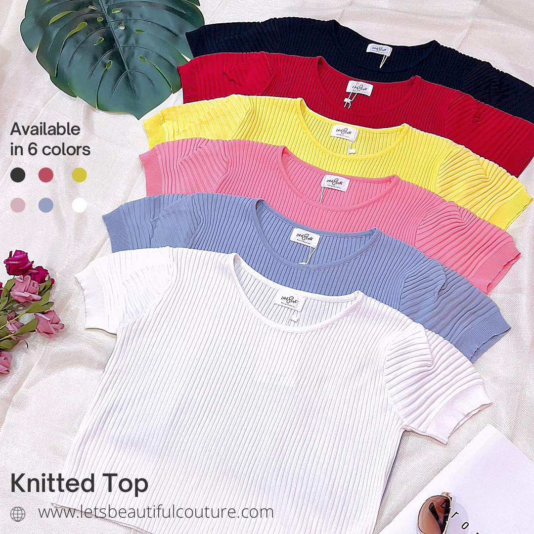 L37020 - Round Neck Knitted Top