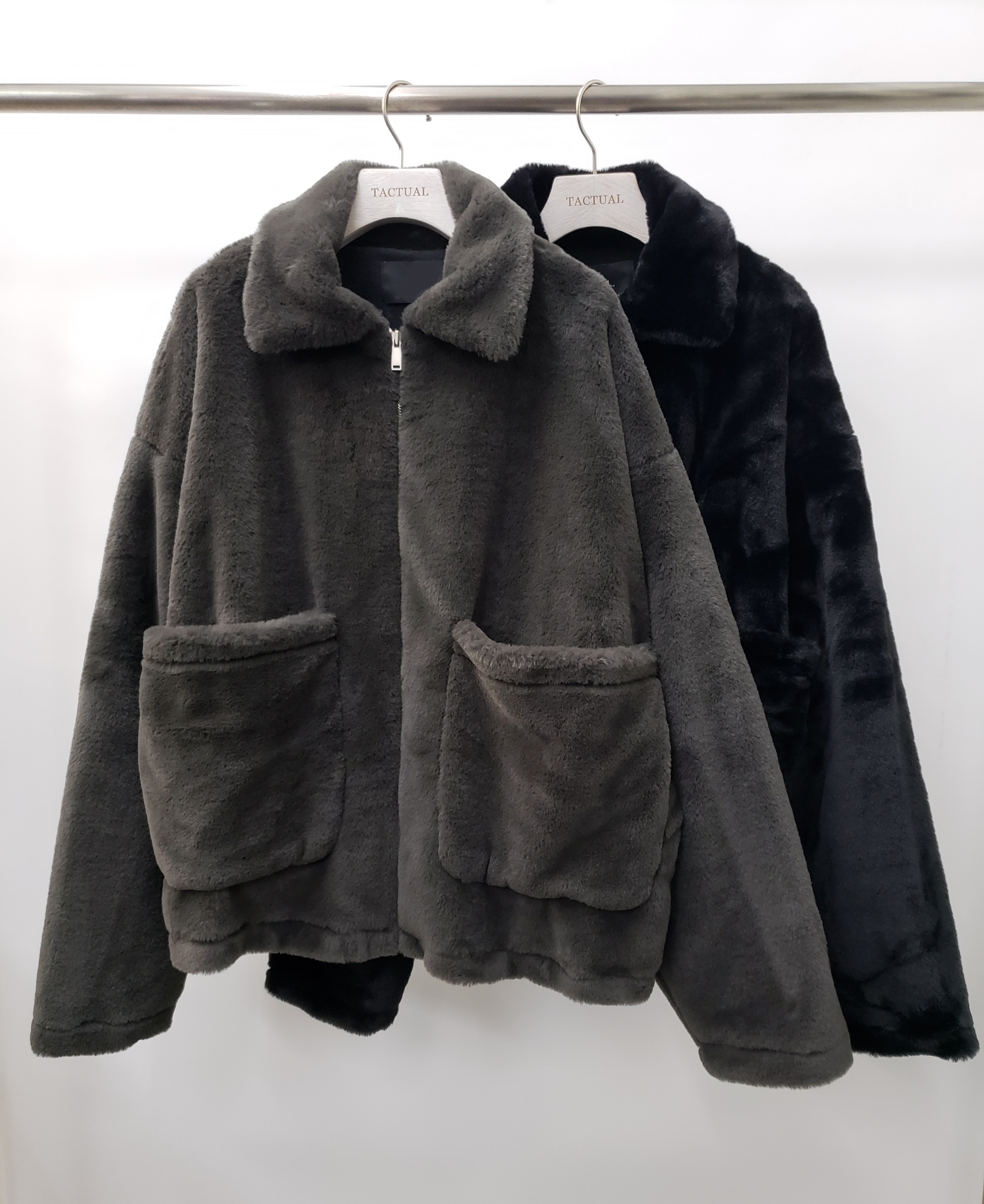 反領毛毛褸 JK1650