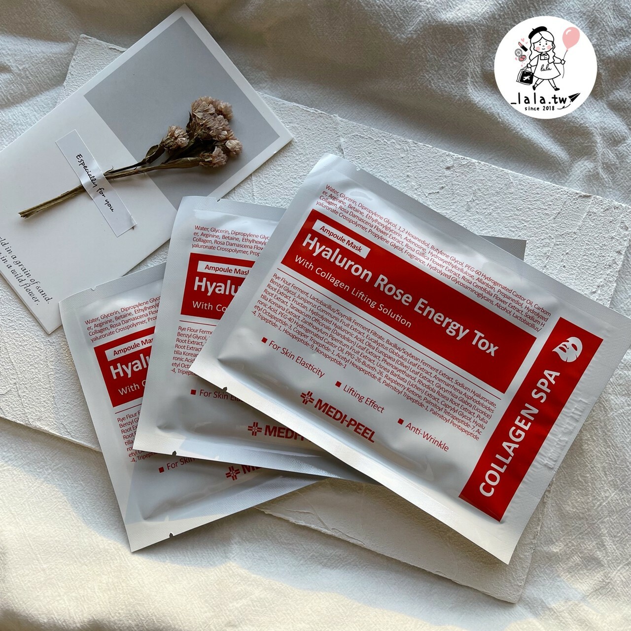 📦預購 MEDI PEEL-玫瑰玻尿酸膠原面膜 補水救星🤍