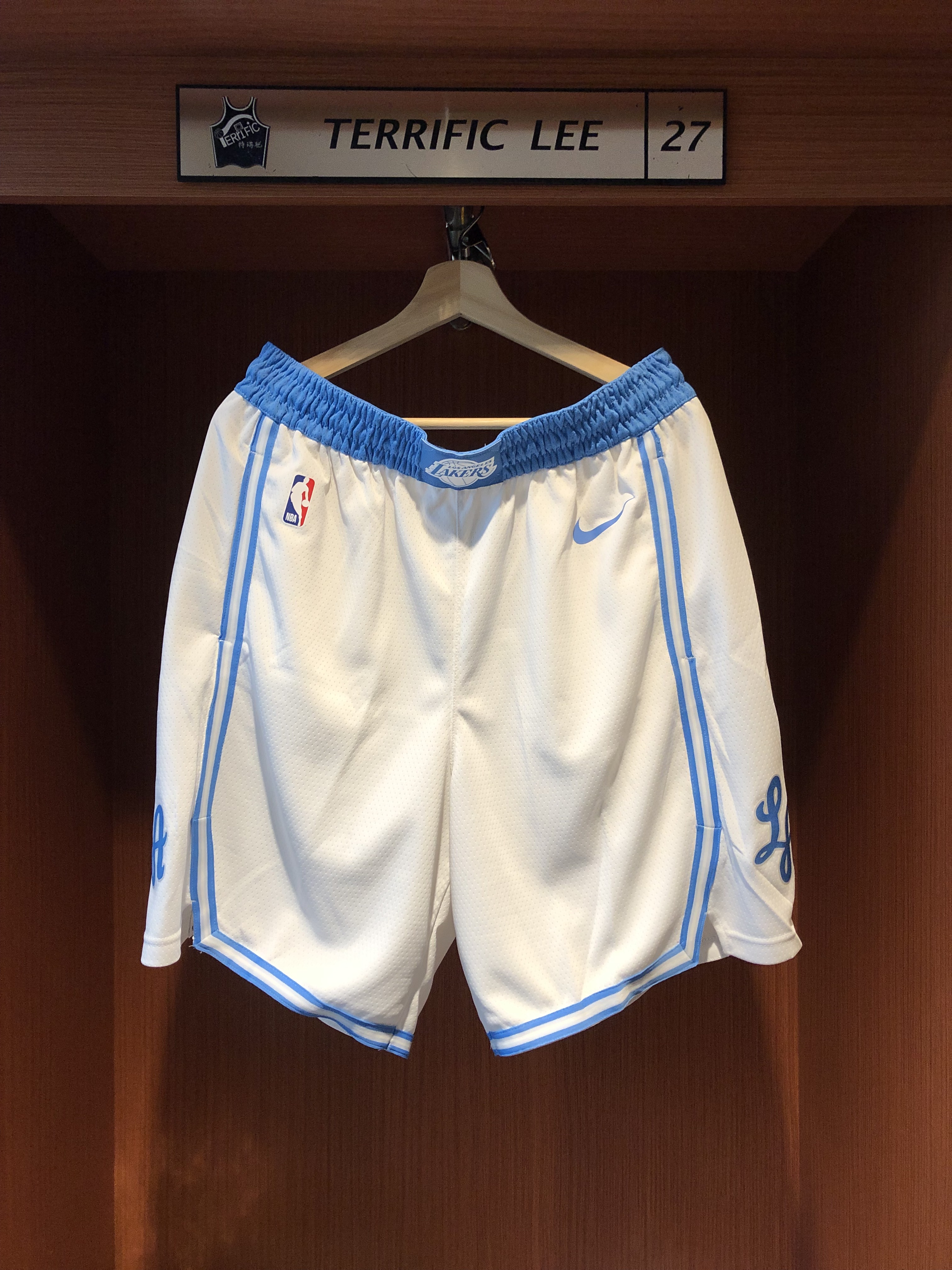 NBA球褲 Los Angeles Lakers 洛杉磯湖人城市球褲 City Nike Swingman Shorts 球迷版 有口袋 全新